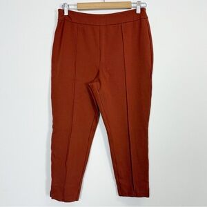 Carla Rockmore Collection The Essential Ponte Pant MP Medium Petite Rust Red